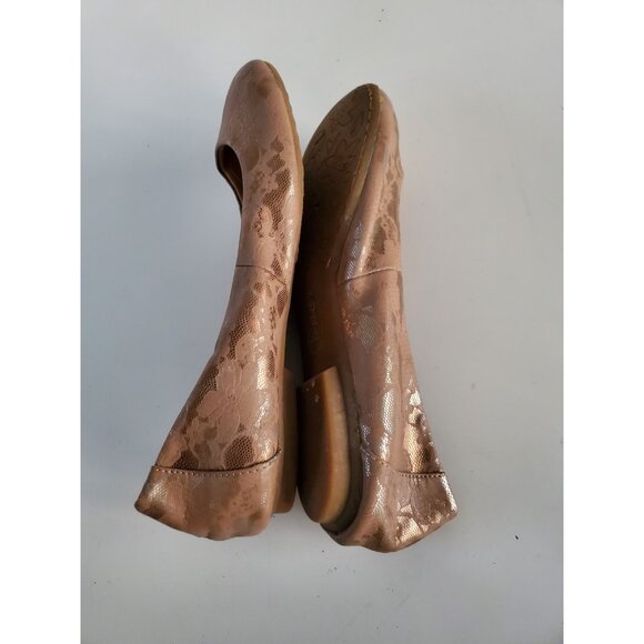 B.O.C. Bronze Leather  Casual Slip On Ballet Flats  Size 9.5 M - Picture 6 of 14